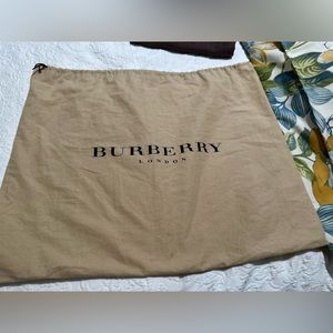 Burberry dust bag.